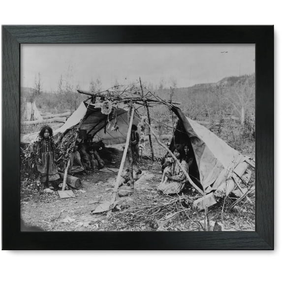 Framed Print: A Wicky-Up, 1903