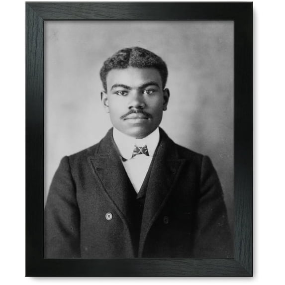 Framed Print: African American Man, Facing Front, View 2, 1899