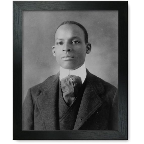 Framed Print: African American Man, Facing Front, View 3, 1899