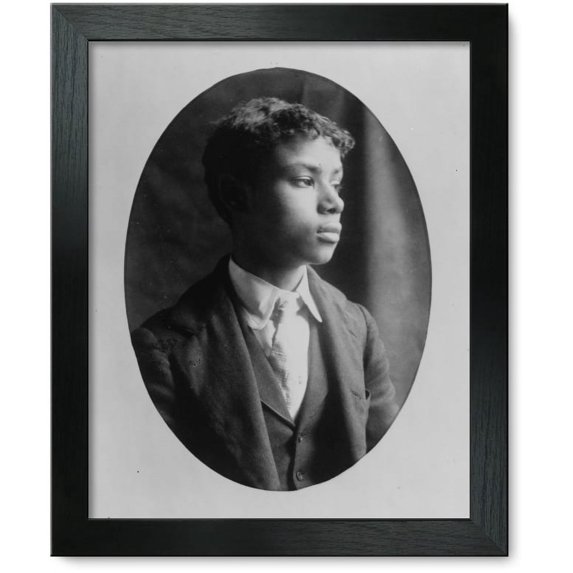 Framed Print: African American Man, Facing Right, View 1, 1899