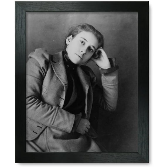 Framed Print: African American Woman, Head Resting On Left Hand, 1899