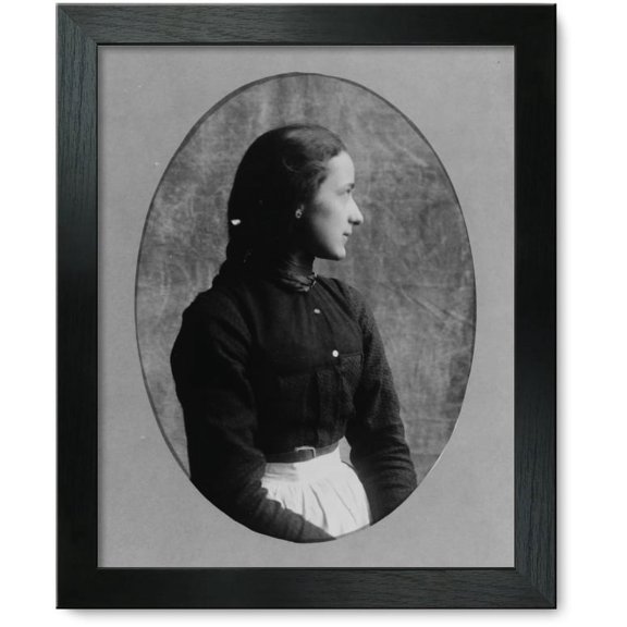 Framed Print: African American Woman, Right Profile, View 9, 1899