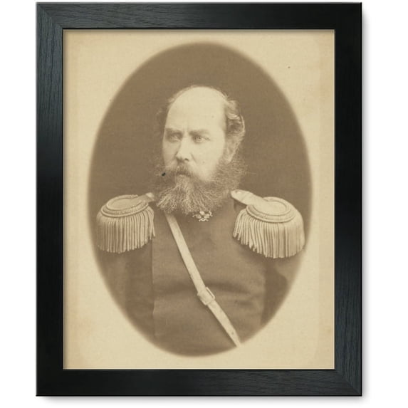 Framed Print: Aleksandr Yagodkin, Half-Length Portrait, Facing Slightly Left
