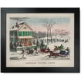 thumbnail image 1 of Framed Print: American Winter Scene, 1867, 1 of 3
