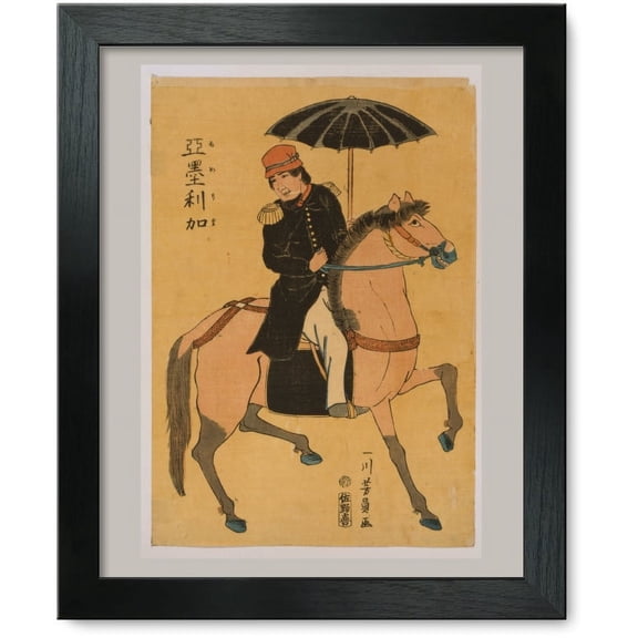 Framed Print: Amerika, 1862