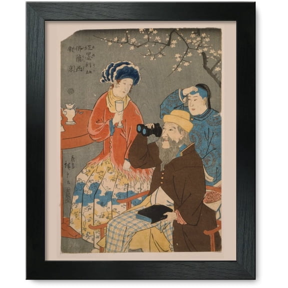Framed Print: Amerika, Furansu, Nankin, 1860