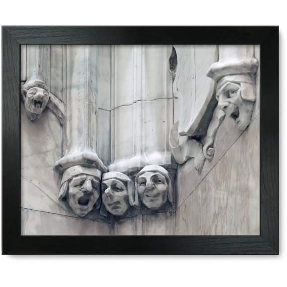 Framed Print: Architectural Details, The Woolworth Building, New York, New York