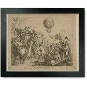 Framed Print: Aux Amateurs De Physique, circa 1783