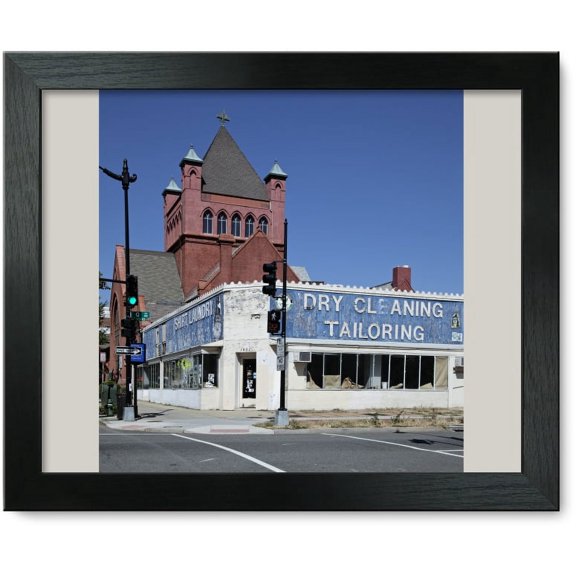 Framed Print: Buildings At The Intersection Of 14th And Q St., NW, Washington