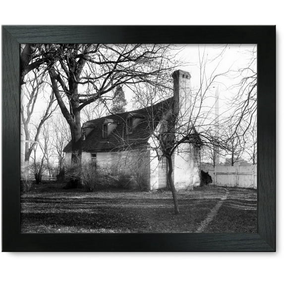 Framed Print: Burn's Cottage (Earliest Building On Site Of D.C.), circa 1889