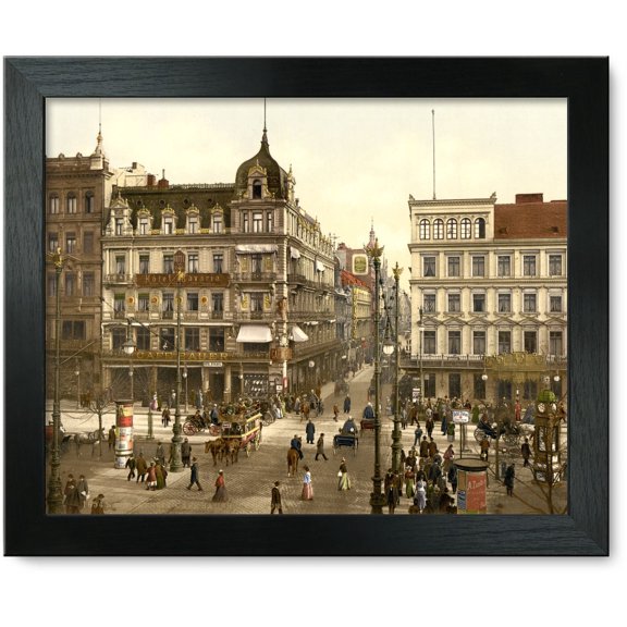 Framed Print: Cafe Bauer, Unter Den Linden (Kranzler's Confectionary), Berlin