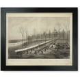 thumbnail image 1 of Framed Print: Charge Of The First Brigade, Commanded By Col. M.B. Walker, On The, 1 of 3