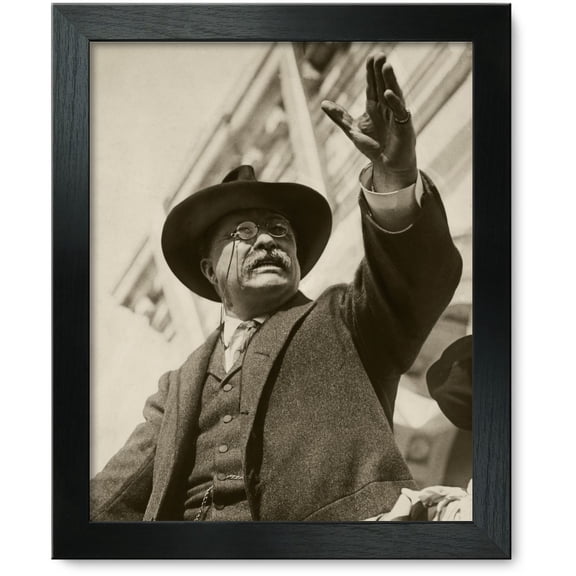 Framed Print: Col. Theodore Roosevelt In Hackensack, New Jersey, 1912