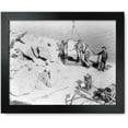 thumbnail image 1 of Framed Print: Coos Bay Improvement, Oregon--Unloading Rock From Scows, circa 1890, 1 of 3
