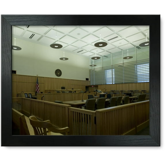 Framed Print: Courtroom Two, U.S. Courthouse, Natchez, Mississippi, 2008
