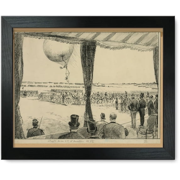 Framed Print: Defile De La Cm. D'aerostiers 187