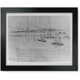thumbnail image 1 of Framed Print: Discovery Of A Rebel Battery & Camp On Vernon River, Ga., By The, 1 of 3