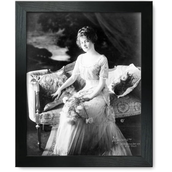 Framed Print: Dolorita O'gorman, Full-Length Portrait, Seated, Facing Slightly