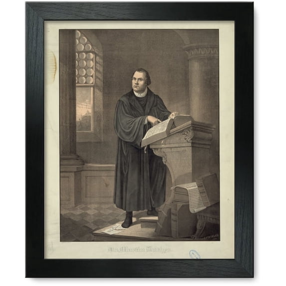 Framed Print: Dr. Martin Luther, 1882