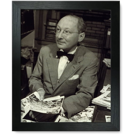 Framed Print: Dr. Otto Bettmann, Half-Length Portrait, Seated, Facing Slightly