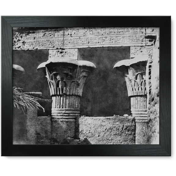 Framed Print: Esneh (Latopolis) - Construction Ensablee - Architrave, Futs Et