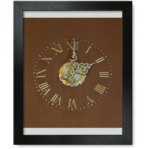 Framed Print: Executive Suite Clock, Epa East And West, Located On 12th And