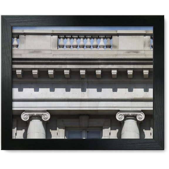 Framed Print: Exterior Detail, William O. Douglas Federal Building And U.S