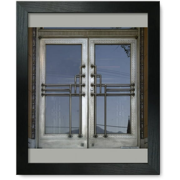 Framed Print: Exterior Door Detail, Forest Service Building, Ogden, Utah, 2007