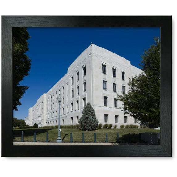 Framed Print: Exterior View. Library Of Congress John Adams Building, Washington