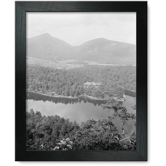 Framed Print: Fairfield Inn And Chimney Top From Bald Face, Sapphire, North