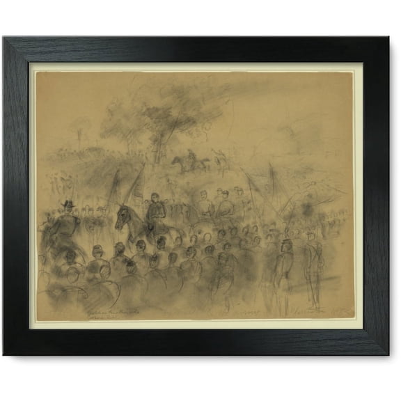 Framed Print: Farewell To The Army. Warrenton, 1862