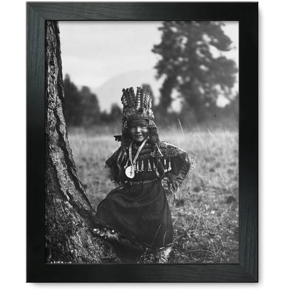 Framed Print: Flathead Childhood, 1910