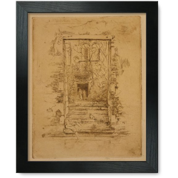 Framed Print: Garden, 1886