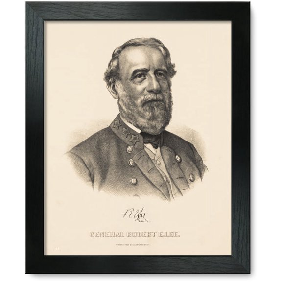 Framed Print: General Robert E. Lee, circa 1860