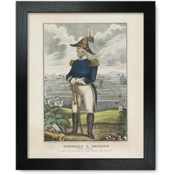 Framed Print: General Z. Taylor: Rough & Ready, 1847