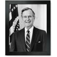 thumbnail image 1 of Framed Print: George Bush, Half-Length Portrait, Facing Front, 1989, 1 of 3