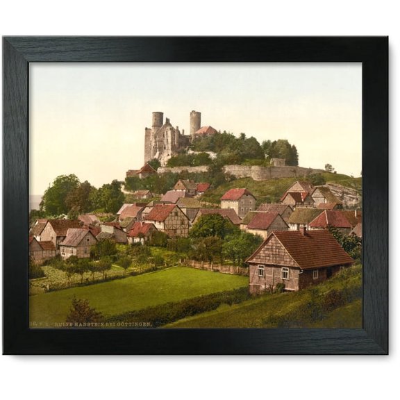 Framed Print: Gottingen Hanstein Ruin, Hanover (I.E. Hannover), Germany, circa