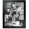 thumbnail image 1 of Framed Print: Gus Marris, Large Display Of Greek Foods, 1959, 1 of 3