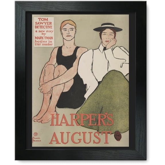 Framed Print: Harper's August, 1896