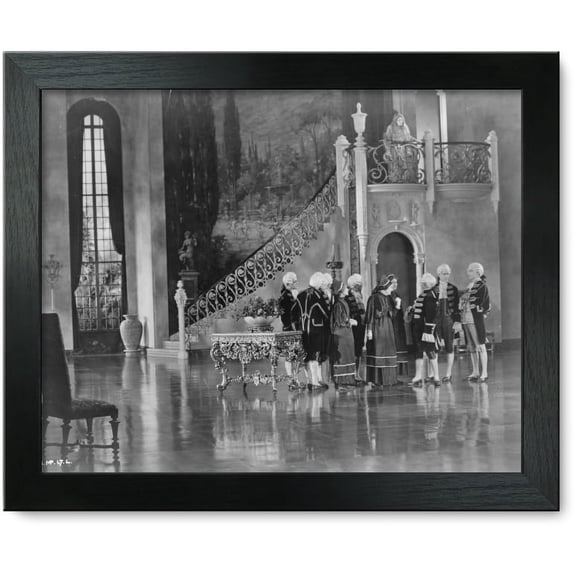 Framed Print: Hollywood Set - Interior View Of Palace, 1923
