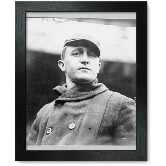 Framed Print: Hubbard, i.e., Herbert Rodney Hub, Perdue, Boston Braves Baseball