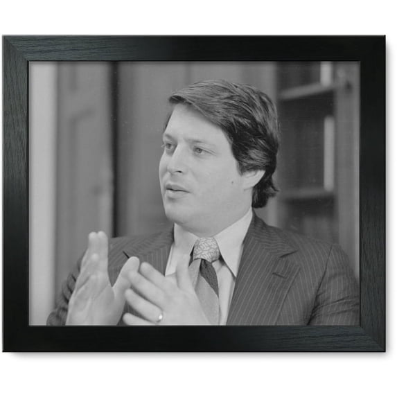Framed Print: Interview With Congressman Albert Gore, Jr., Of Tennessee, 1977