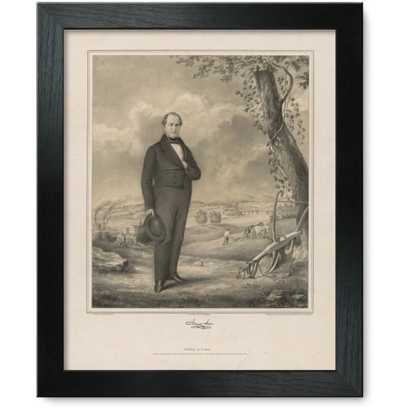 Framed Print: James Irvin, 1847