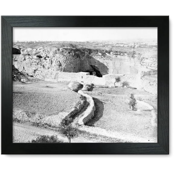 Framed Print: Jerusalem--Grotte De Jeremie (Palestine), circa 1880