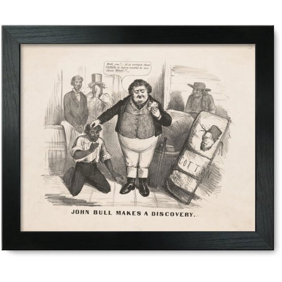 Framed Print: John Bull Makes A Discovery, 1862