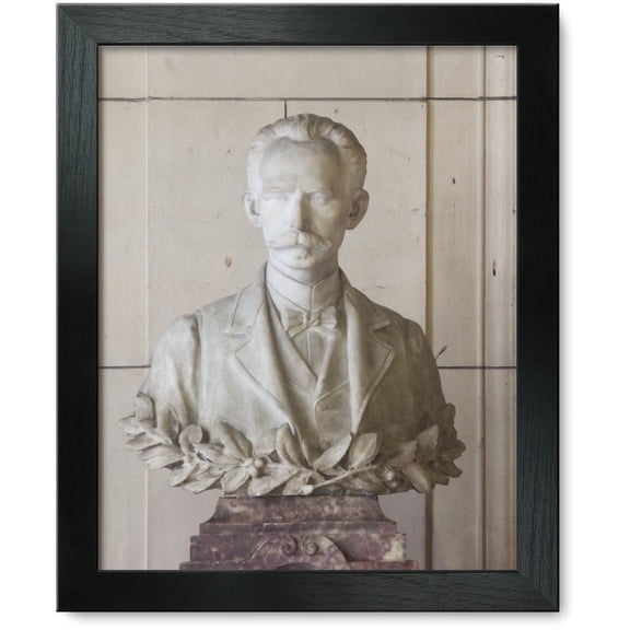 Framed Print: Jose Marti Statue In Located In The Capitol Building In Havana