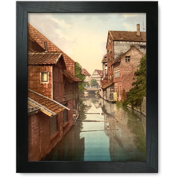 Framed Print: Klein-Venedis (I.E., Klein-Venedig), Hildesheim, Hanover, Germany