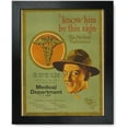 thumbnail image 1 of Framed Print: Know Him By This Sign - The Medical Caduceus The Wounds Of War Are, 1 of 3
