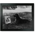 thumbnail image 1 of Framed Print: Laddie Boy And His Portrait In Silver, A Radiotone Presented To, 1 of 3