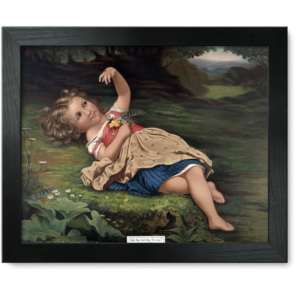 Framed Print: Lady Bug, Lady Bug, Fly Away!, 1873